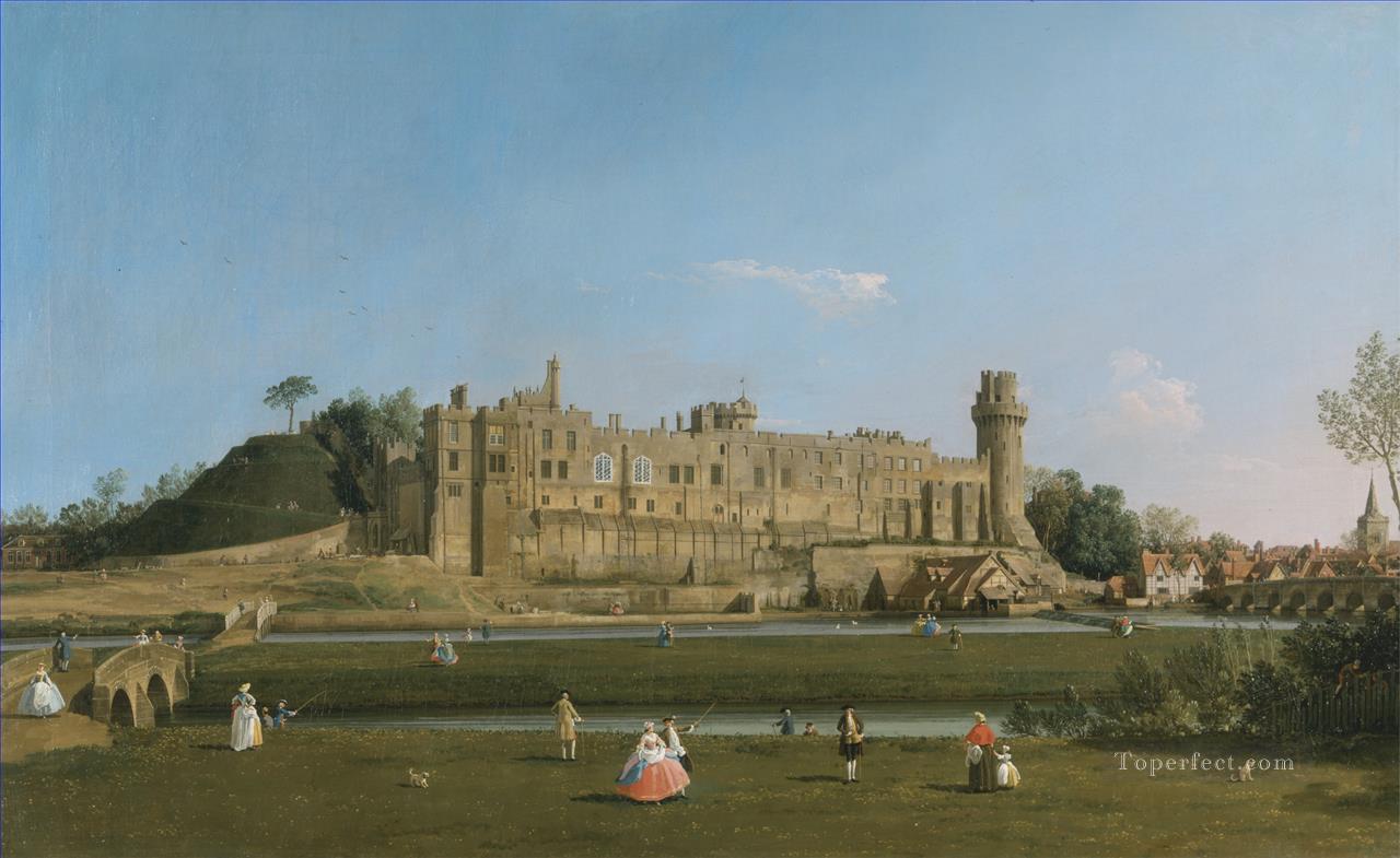 warwick castle Canaletto Oil Paintings